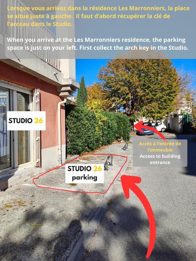 Studio 26 - Parking - Climatisation Aix-en-Provence Buitenkant foto